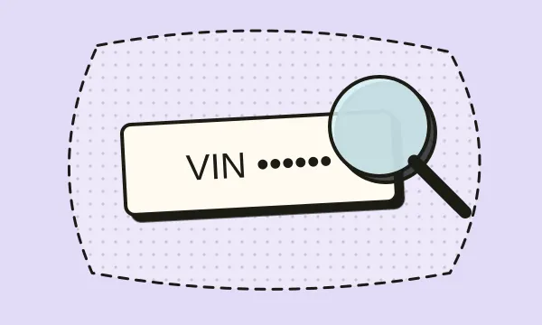 Lupa nad štítkem s VIN