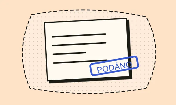 Podací lístek s razítkem pošty